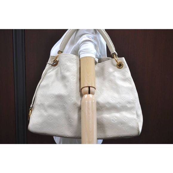 Louis Vuitton Artsy MM White Monogram Empreinte Leather Hobo Bag - Picture 10 of 11